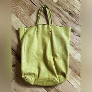 Alchimia Leather Tote Bag made in Italy
